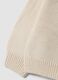 Beige crew-neck jumper with flower, regular fit_3
