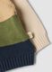 Multicolour striped pure cotton crew-neck baby top_3