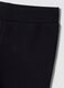 Leggings blu flare in cotone elasticizzato_3