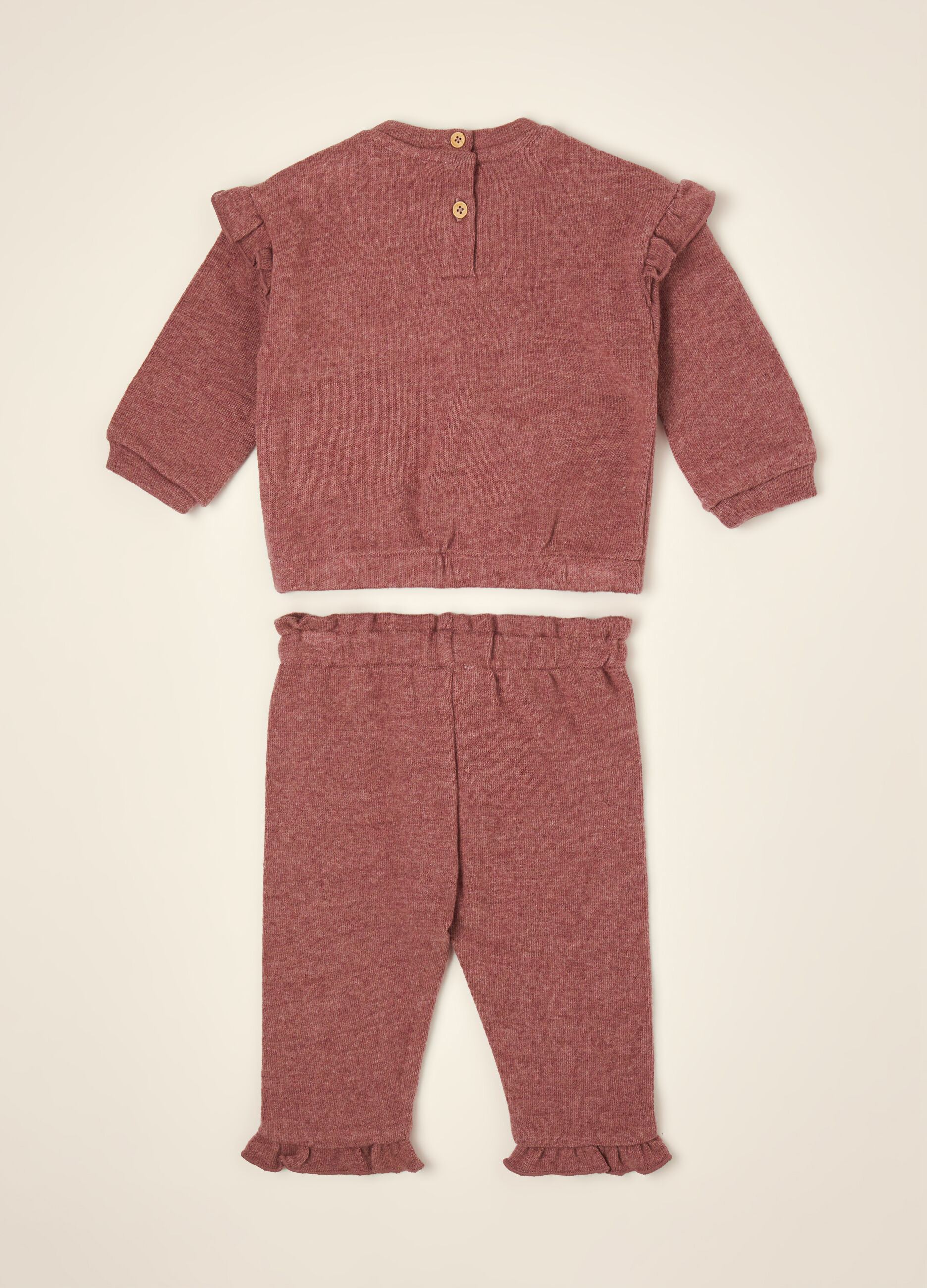 IANA baby girl jersey jogging set