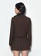Blazer crop marrone in viscosa elasticizzata_2