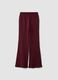 Purple flare trousers in pure organic cotton_2
