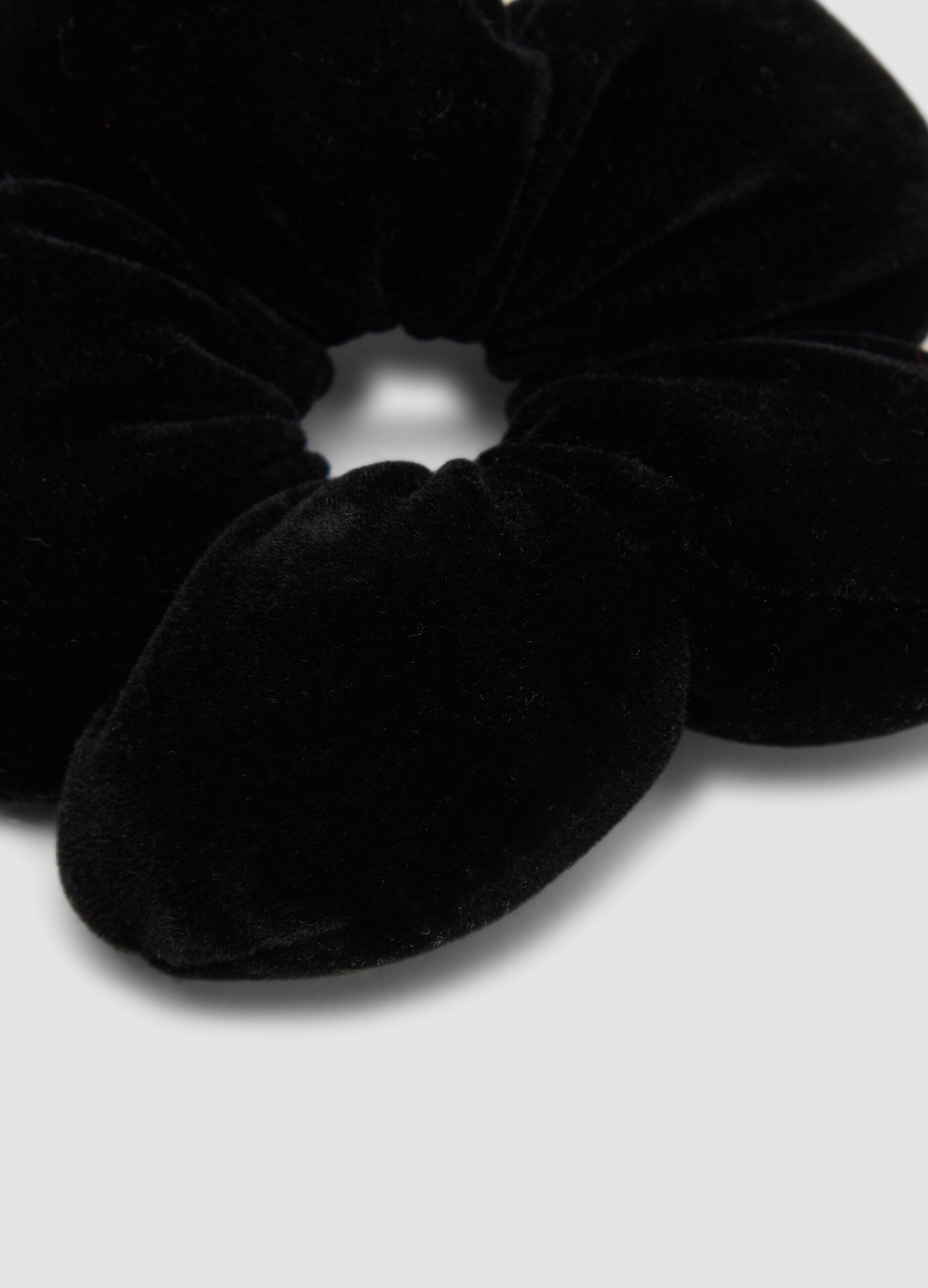 Black statement scrunchie