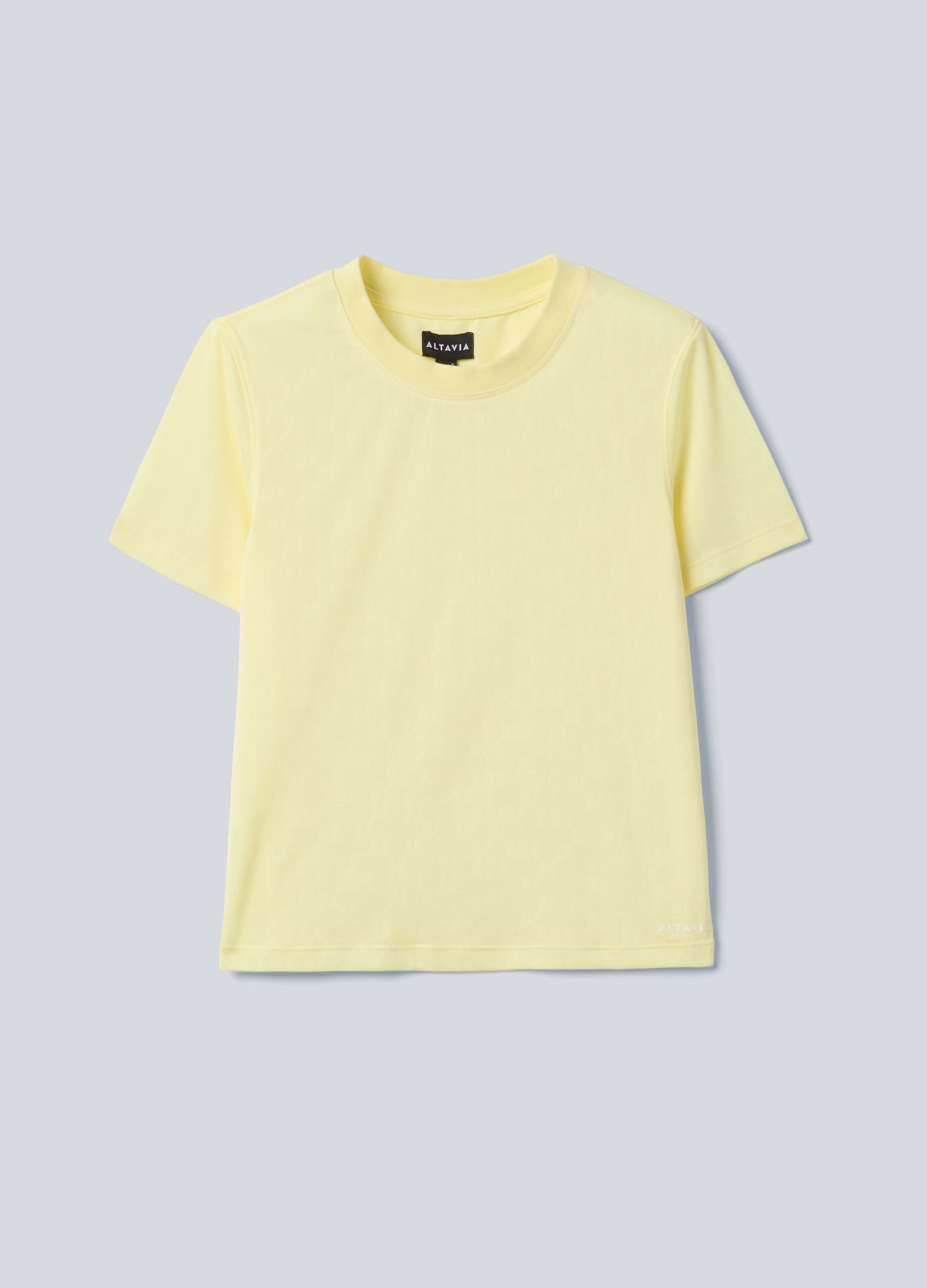 Yellow technical sports T-shirt ALTAVIA COURT