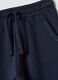 Blue pure cotton jogger trousers_2