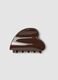 Glossy Brown Hair Clip_0