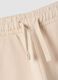 Pink cotton jogger trousers, regular fit_3
