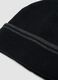 Black beanie with turn-up cuff_1