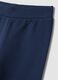 Blue flared leggings in stretch cotton_3