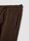 Brown jogger trousers in pure organic cotton_2