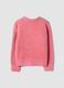 Pink crew-neck cable-knit jumper, regular fit_1