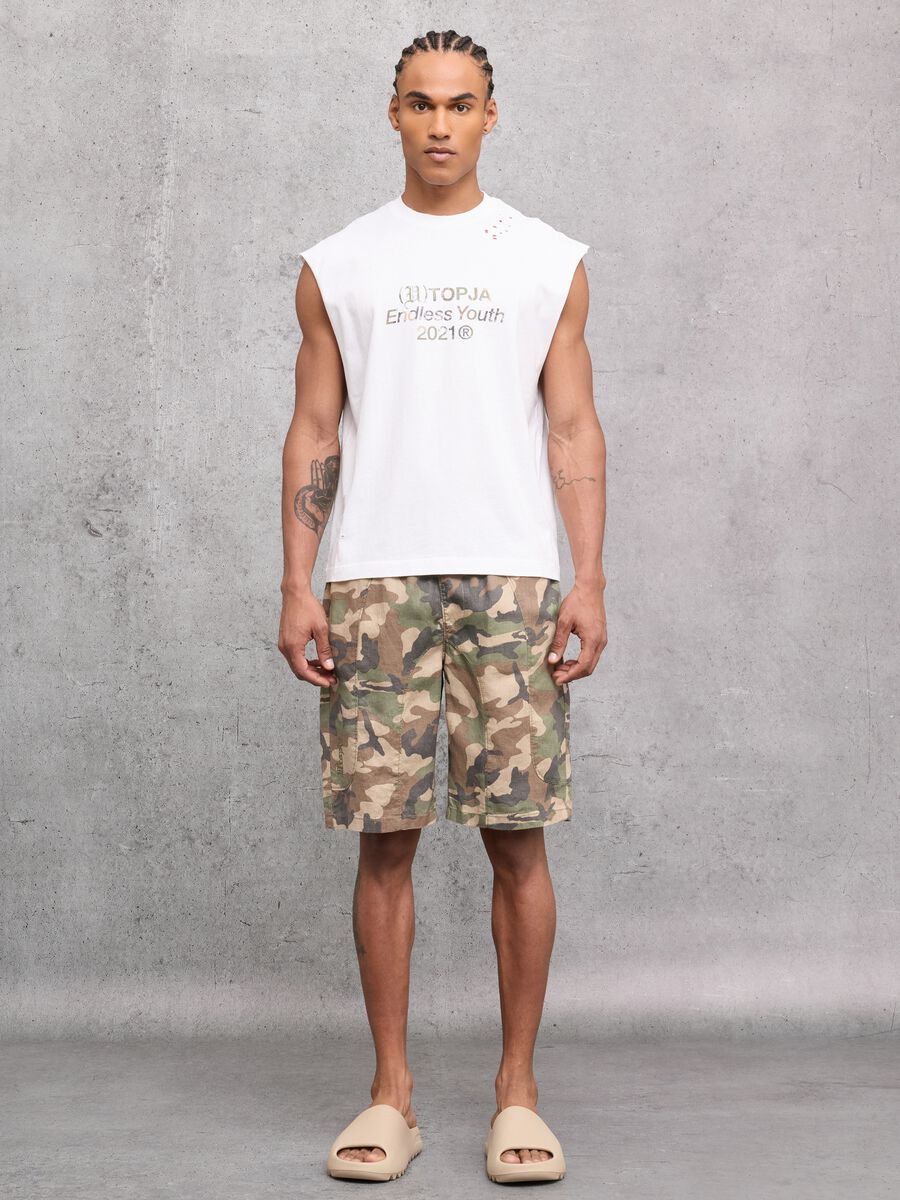Sunfaded White Tank Top_4