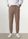 Beige organic cotton joggers_1