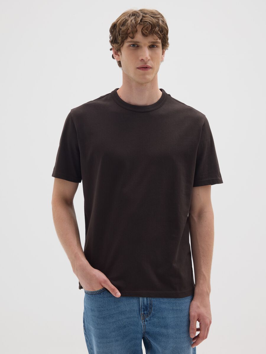 Black Cotton T-Shirt_0