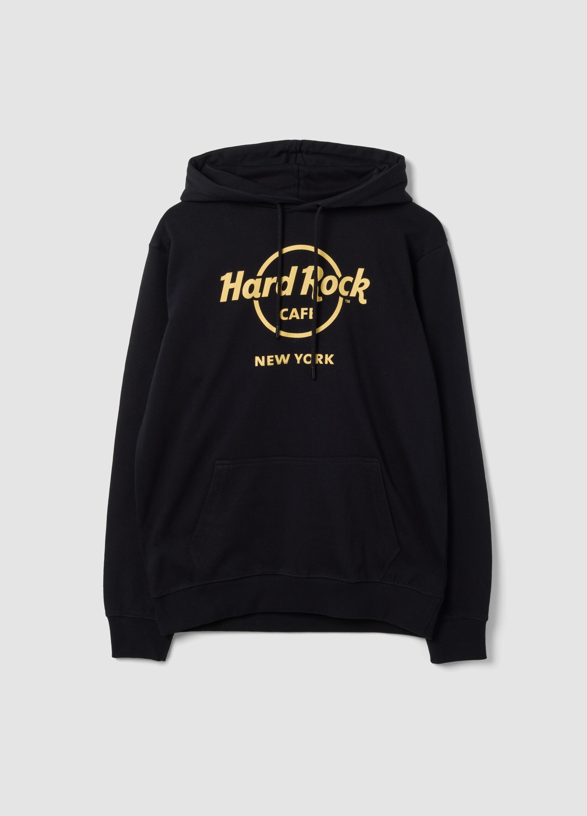 Blue pure cotton hoodie