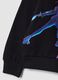Black pure cotton hoodie with K‑Pop Demon Hunters print_3