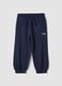 Blue joggers in pure organic cotton_0