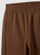 Brown cotton-blend straight-fit joggers_1