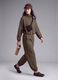 Green cropped soft-touch full-zip with stand-up collar ALTAVIA STUDIO_4