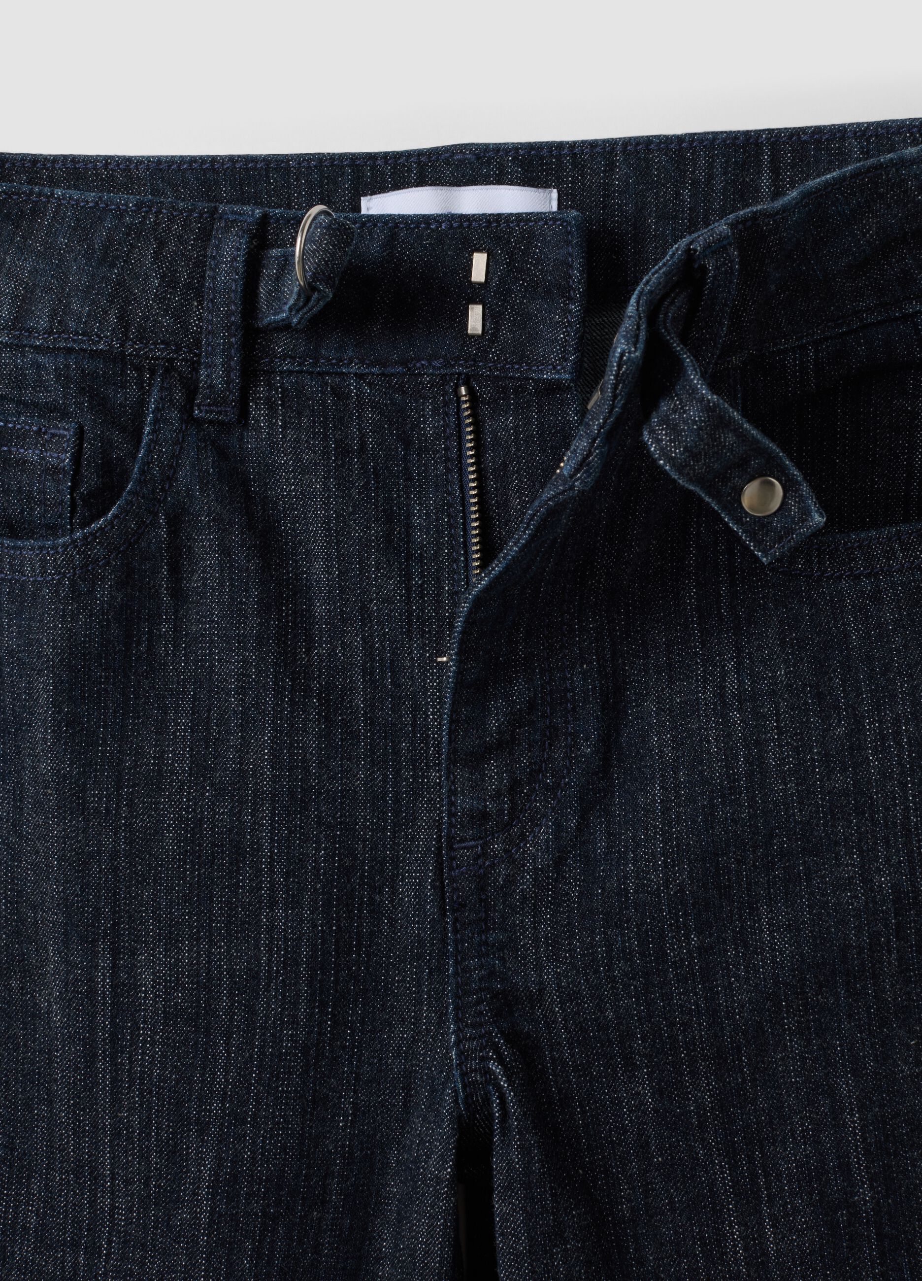Blue bootcut stretch-cotton denim jeans