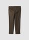 Men&rsquo;s brown stretch-cotton chinos, regular fit_2