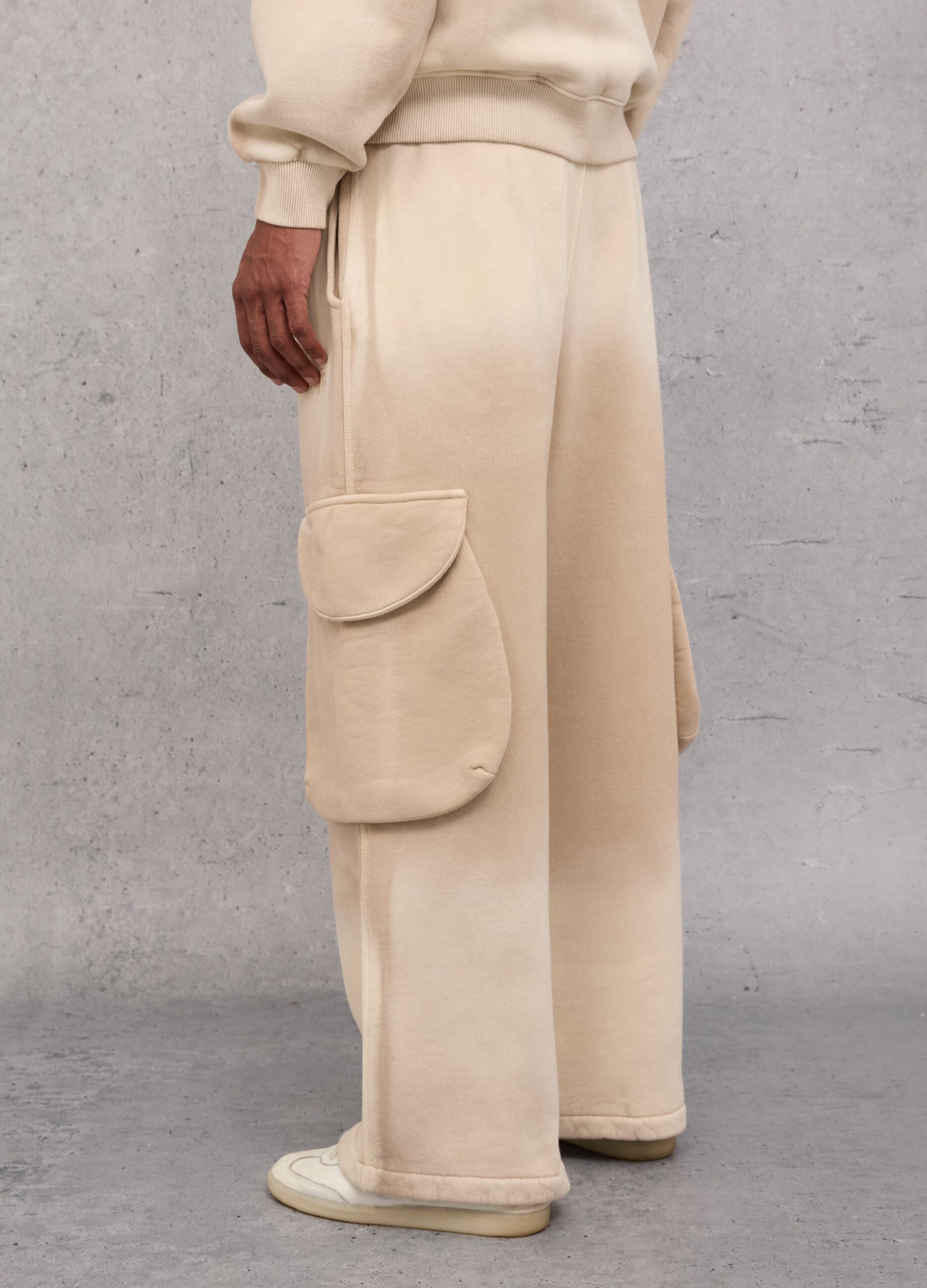 Sunfaded Cargo Sweatpants Vintage Sand
