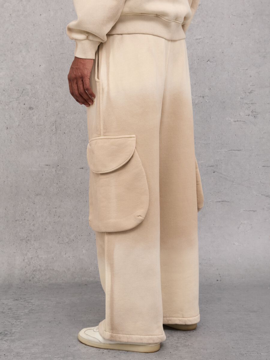 Sunfaded Cargo Sweatpants Vintage Sand_3