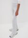 Girls&rsquo; grey flared trousers in stretchy organic cotton_2