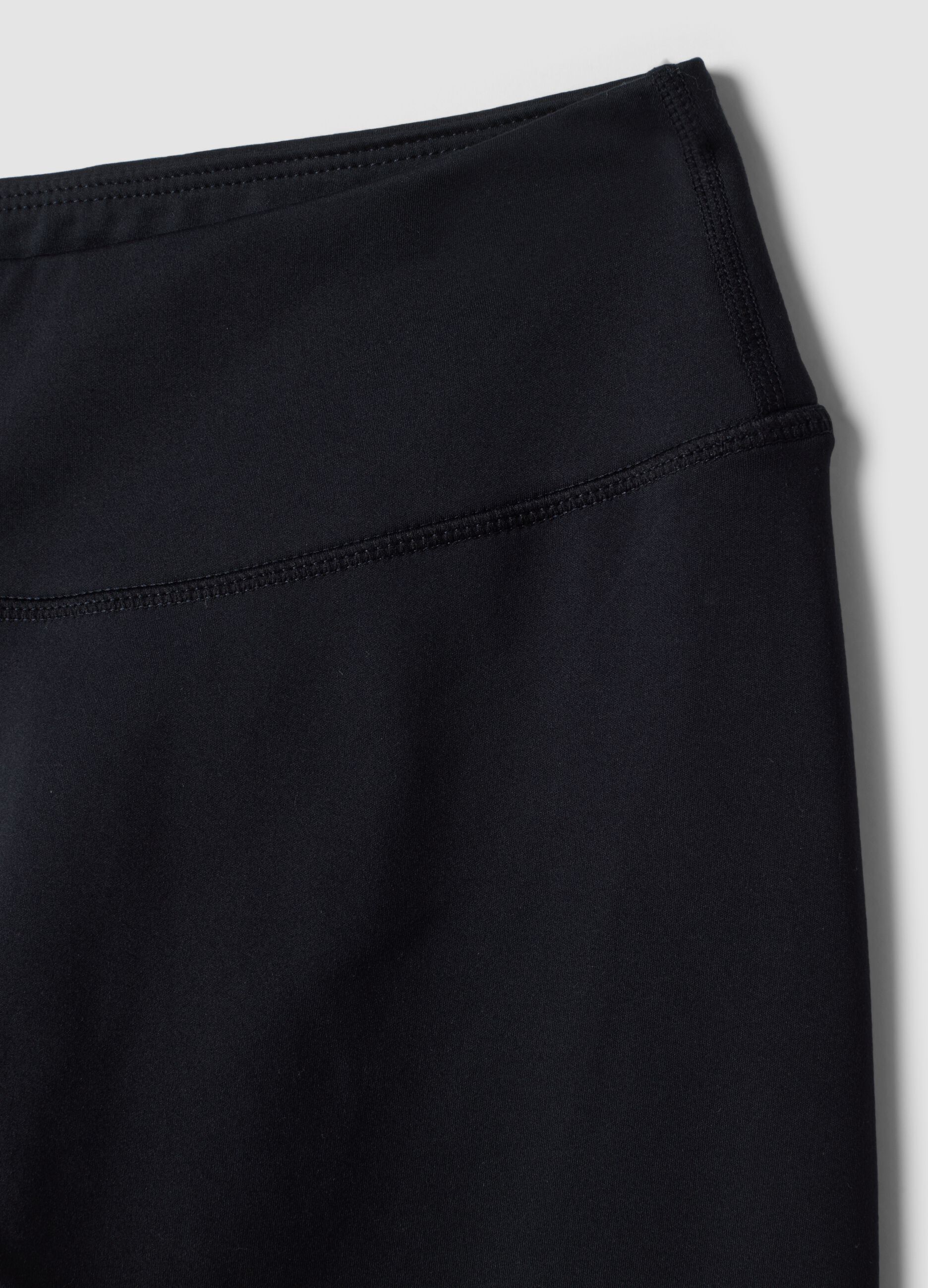 Black high-waisted breathable stretch leggings ALTAVIA STUDIO