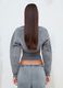 Grey Cropped Shrug Sweatshirt_3
