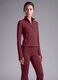 Red fitted full-zip jacket in stretch fabric &ndash; ALTAVIA STUDIO_3