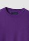 Maglia viola in pura lana a girocollo_1