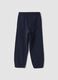 Blue pure cotton jogger trousers_1