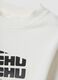 Cream White Pure Cotton T-shirt with Pikachu Print, Regular Fit_3