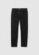 Men's Slim Fit Black Denim Jeans_4