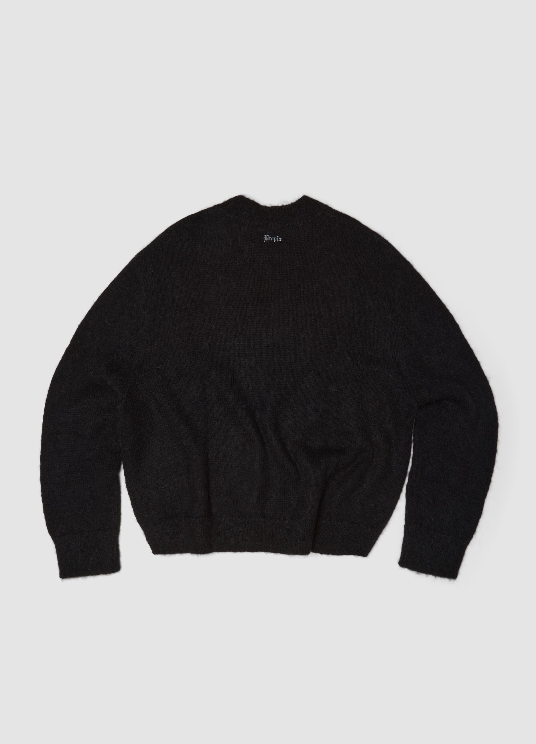 Mohair Crew Neck Black