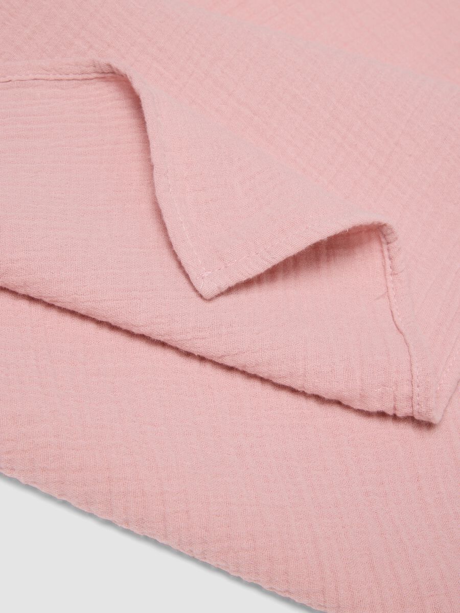 Two-pack of multicoloured pure cotton blankets for newborn girls_1