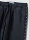 Grey wide-leg cotton-blend joggers with rhinestones_1