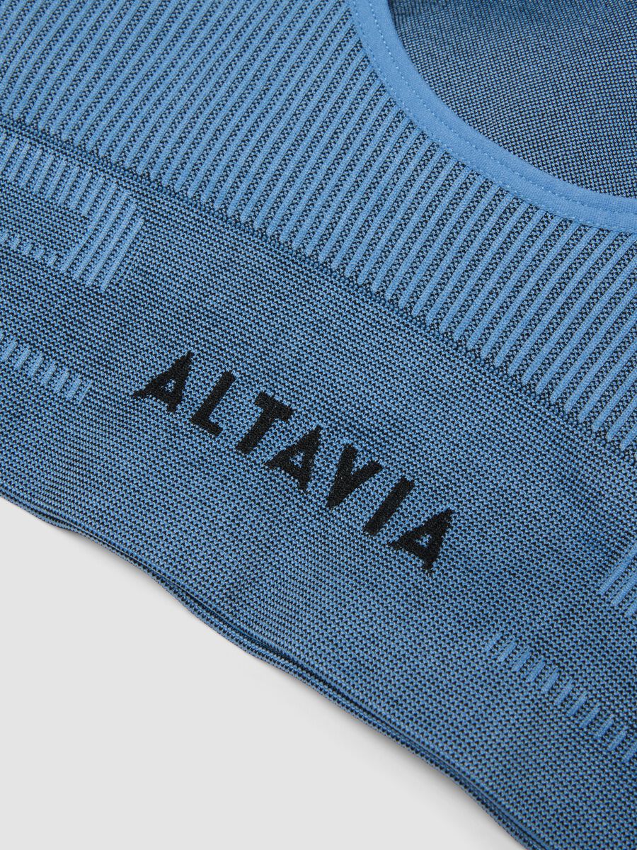 Blue sports bra in stretch fabric ALTAVIA RUNNING_5
