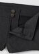 Grey stretch viscose skinny-fit shorts_2