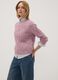 Pink wool-blend cable-knit crew neck jumper_2