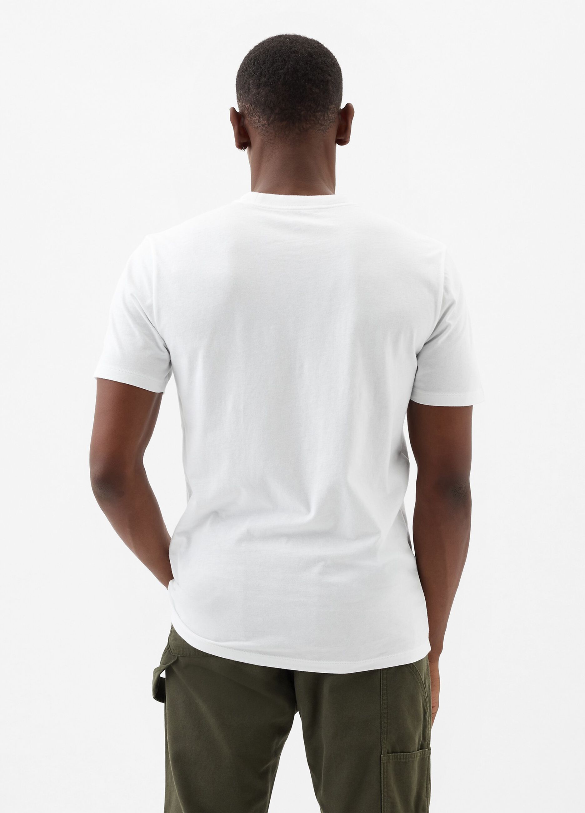 Cotton T-shirt with logo print