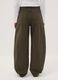 Green pure cotton barrel-fit jeans_3