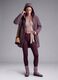 Water-repellent, breathable padded purple parka with hood ALTAVIA STUDIO_0