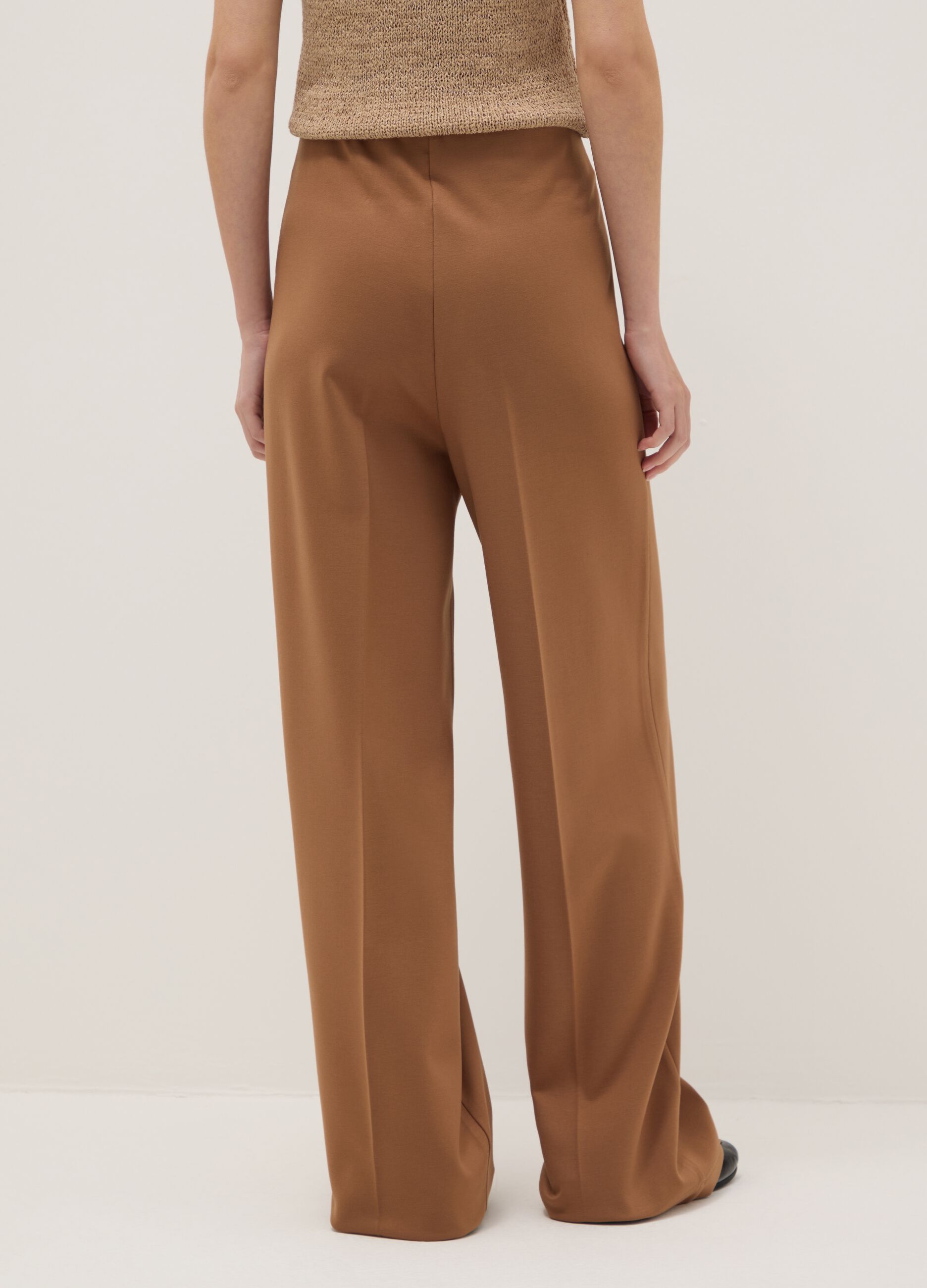Brown Flare Fit Leggings