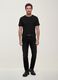 Black stretch cotton comfort-fit jeans_0