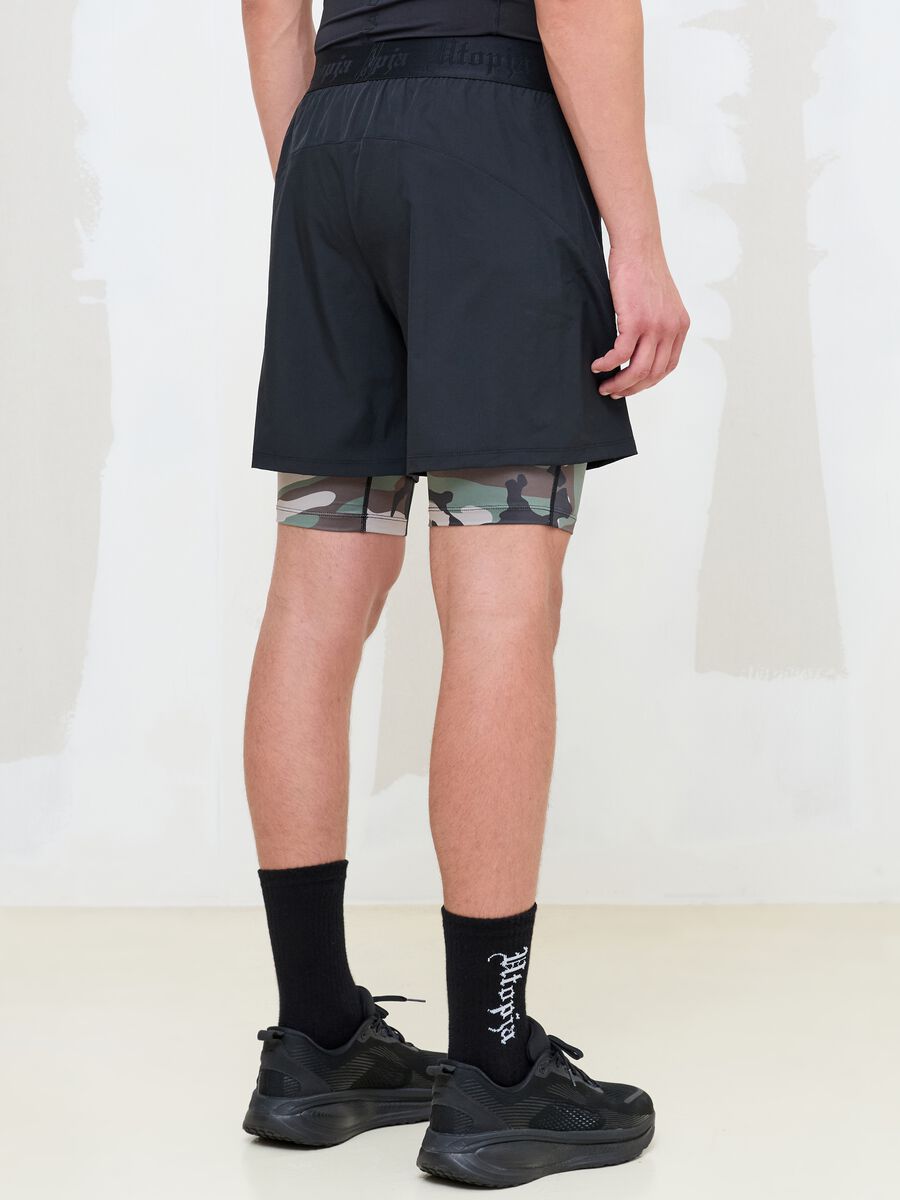 Technical Shorts Camo-Black_3