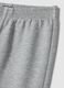 Pantaloni flare grigi in misto cotone e viscosa_2