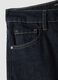 High-waisted wide-leg blue denim jeans in pure cotton_1