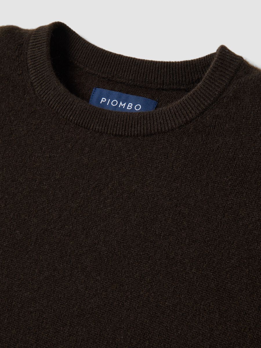 Brown pure cashmere jumper in a regular fit_5
